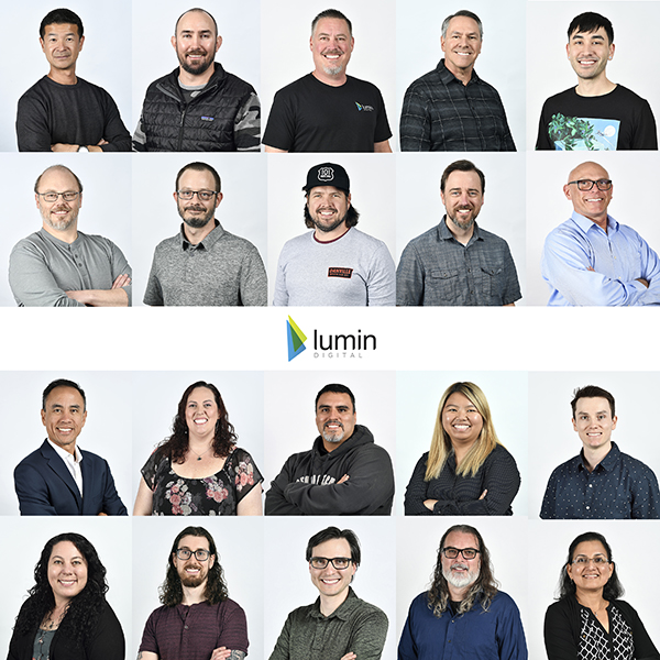 Lumin digital team-sized to 2